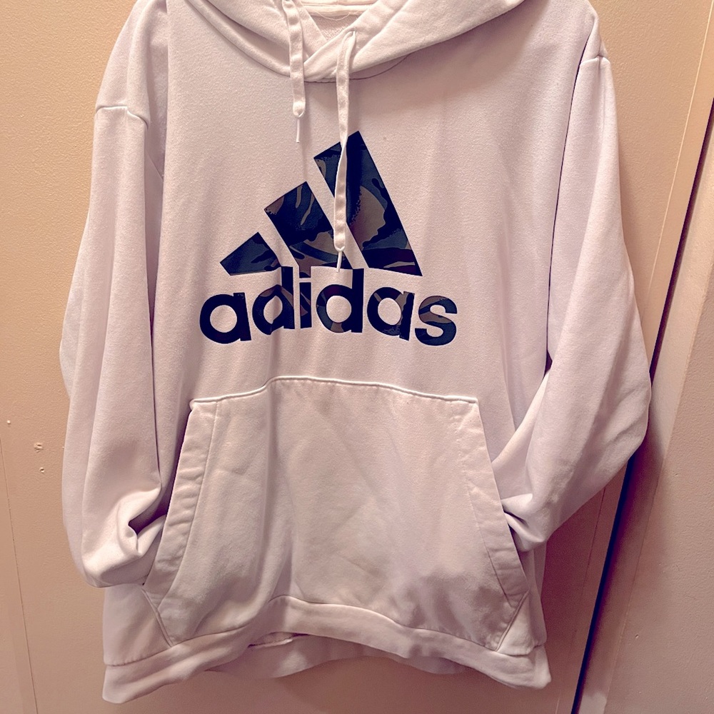Men’s Adidas’s White Hoodie